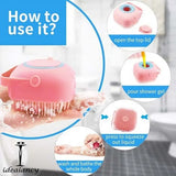 Silicone Bath Body Brush with Soap Dispenser