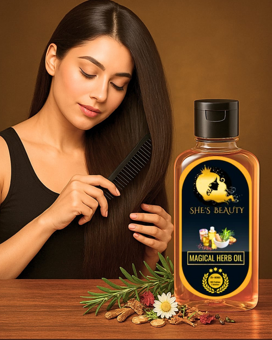 Magical Herb Hair Oil – 100% Natural Solution for Hair Growth & Strength 100ML