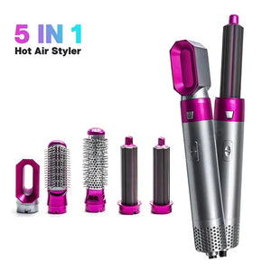 5 in 1 Hot Air Brush Hair Dryer Styler