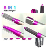 5 in 1 Hot Air Brush Hair Dryer Styler
